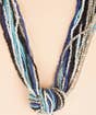 Beaded Necklace - Blue