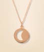Moon Silver Pendant with Chain