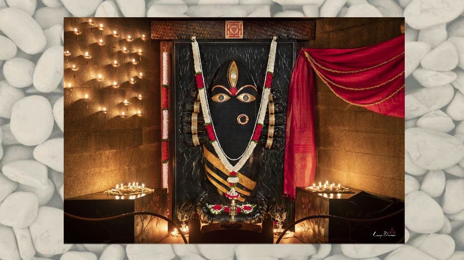 Linga Bhairavi (Black, Wide) 36" x 54"