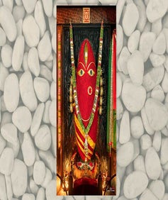 Linga Bhairavi (Kumkum) - 36" x 54"