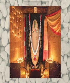 Linga Bhairavi (Sandal,Wide) - 12" x 18"