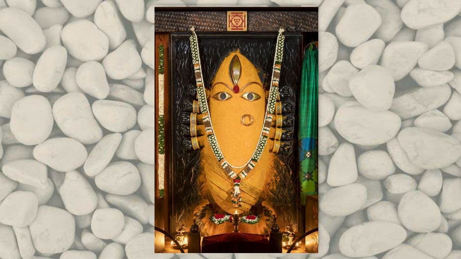 Linga Bhairavi (Turmeric) - 12" x 18"