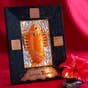 Silver Devi Panel in Turmeric (Consecrated)