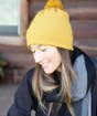 Woolen Pom Beanie, Mustard  