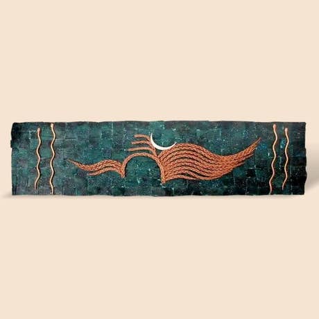 Copper Shiva Wall Panel - Big