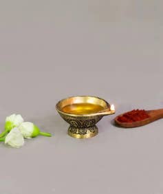 Deepam with Base, Small