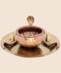 Hammered Lamp With Snake