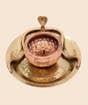 Hammered Lamp With Snake