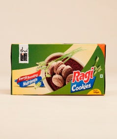 Ragi Cookies, 100 gm. No Maida. Preservative Free. Finger Millet Cookies. Healthy Snack