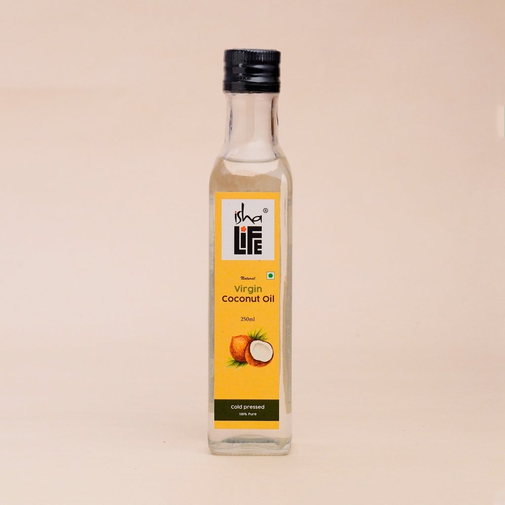 Virgin coconut oil, Traditionally cold-pressed, No additives and preservatives (250ml)