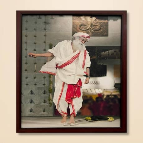 Sadhguru with Devi, 12x16