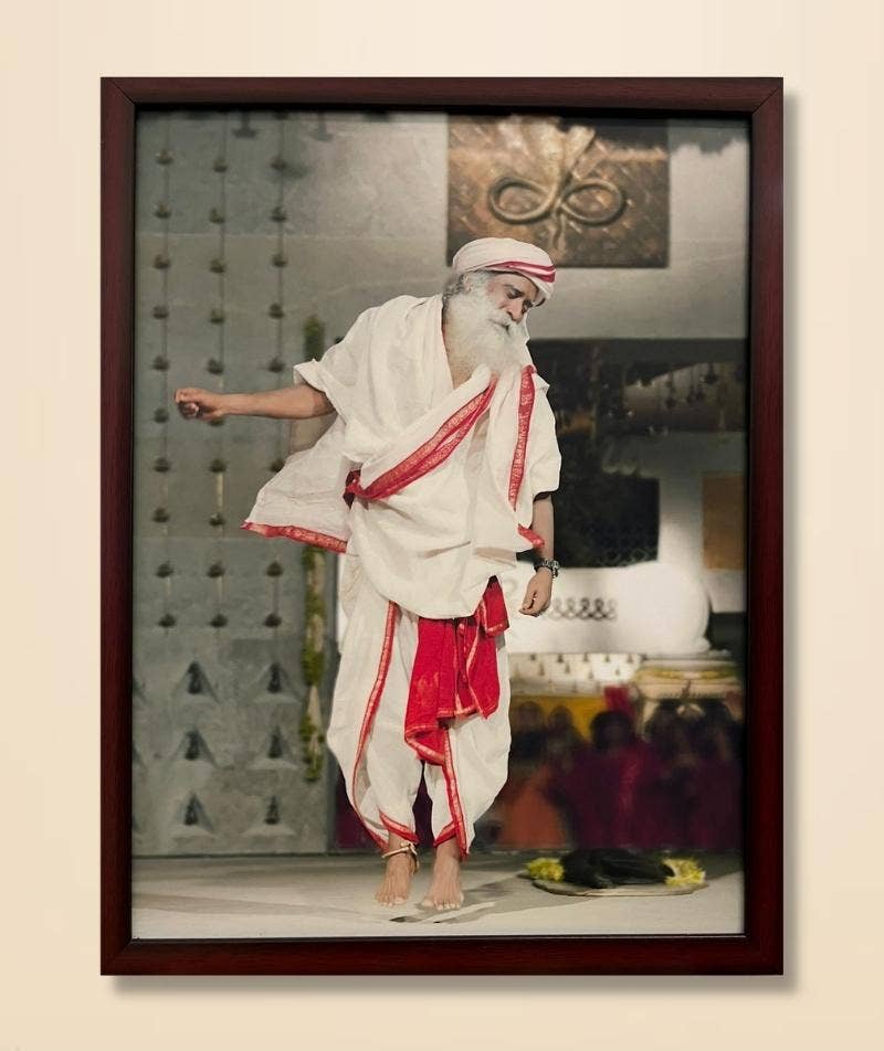 Sadhguru with Devi, 12x16