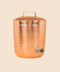 Hammered Copper Water Storage Pot
