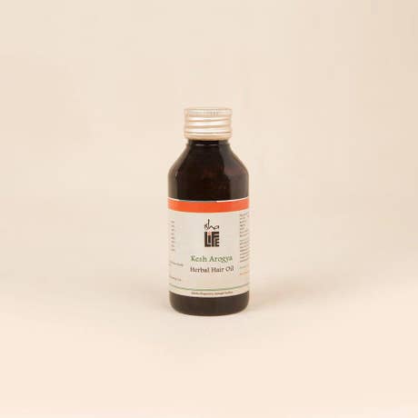 Kesh Arogya Hair oil (100ml). Siddha formulation. Medicated herbal hair oil. Strengthens hair roots.