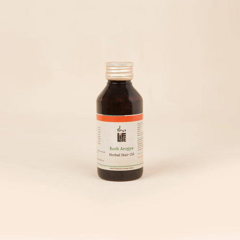 Kesh Arogya Hair oil (100ml). Siddha formulation. Medicated herbal hair oil. Strengthens hair roots.