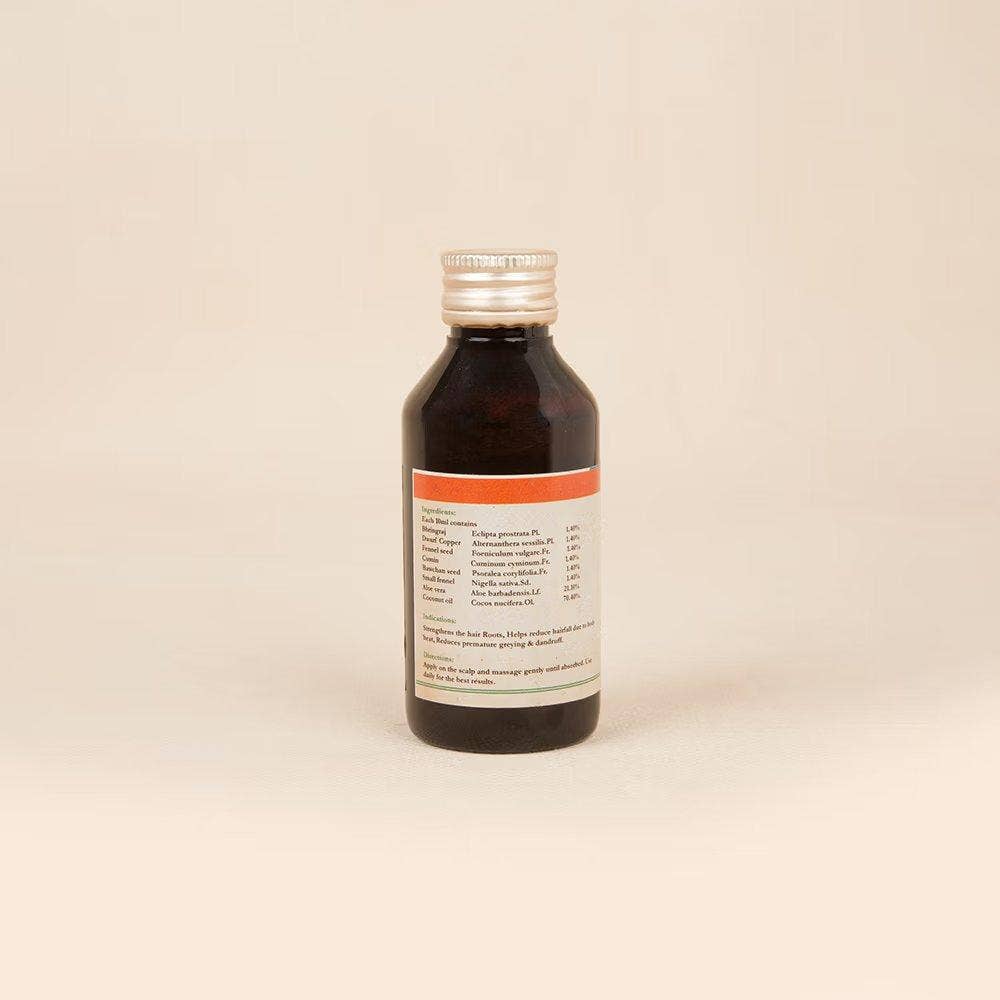 Kesh Arogya Hair oil (200ml). Siddha Formulation. Medicated Herbal Hair Oil. Strengthens Hair Roots. 