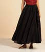 Cotton Skirt, Black