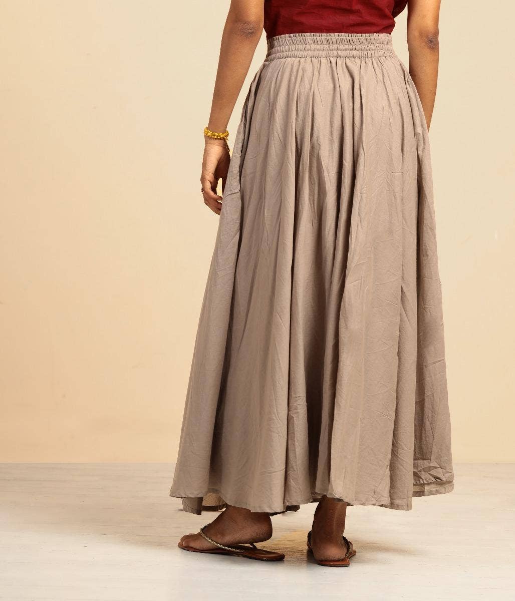 Long Skirt- Beige. A festive gift.