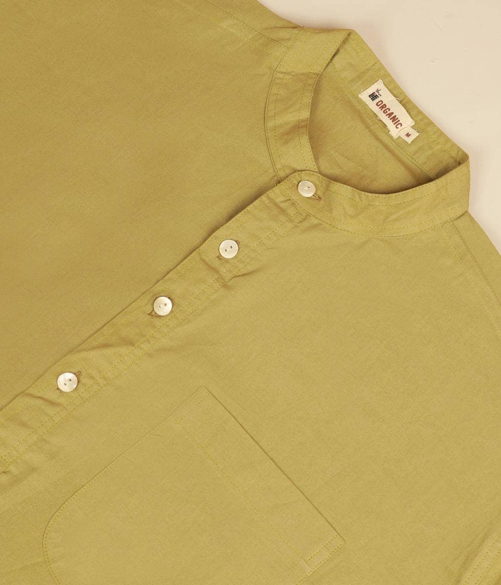 Men’s Kurta- Tulsi Green. Full Sleeves. A festive gift.