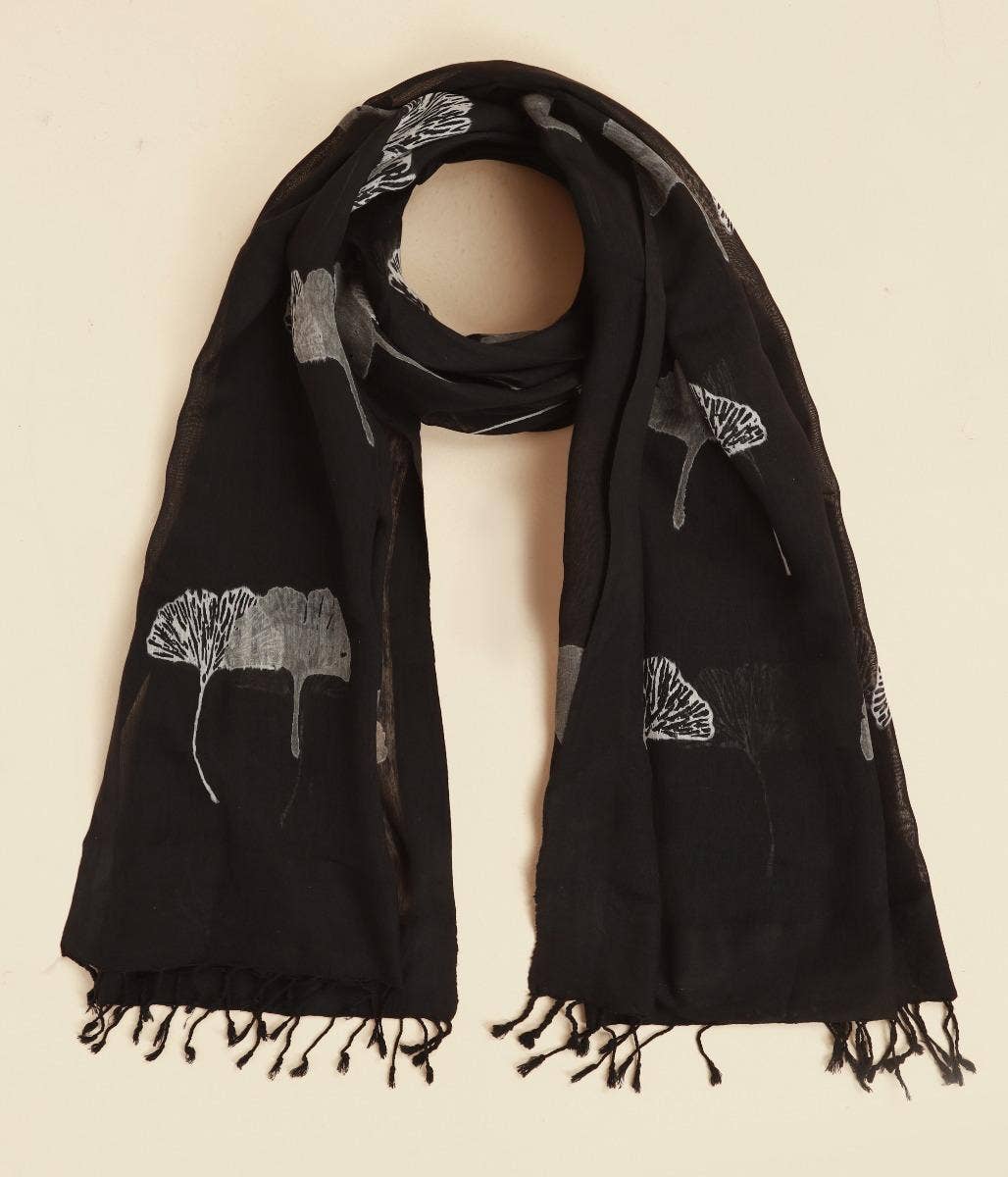 Shawl- Black color. A festive gift.