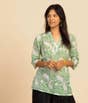 Fresh Paisley V-Neck Cotton Kurta for Women