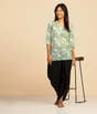 Fresh Paisley V-Neck Cotton Kurta for Women
