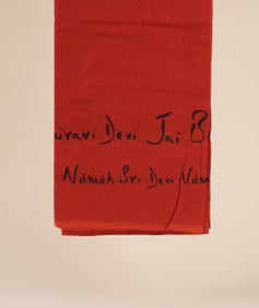 Consecrated Devi Cotton Shawl (Angavastram) - Small