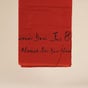 Linga Bhairavi Cotton Shawl, Black Writing, English (Consecrated)
