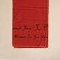 Linga Bhairavi Cotton Shawl, Black Writing, English (Consecrated)