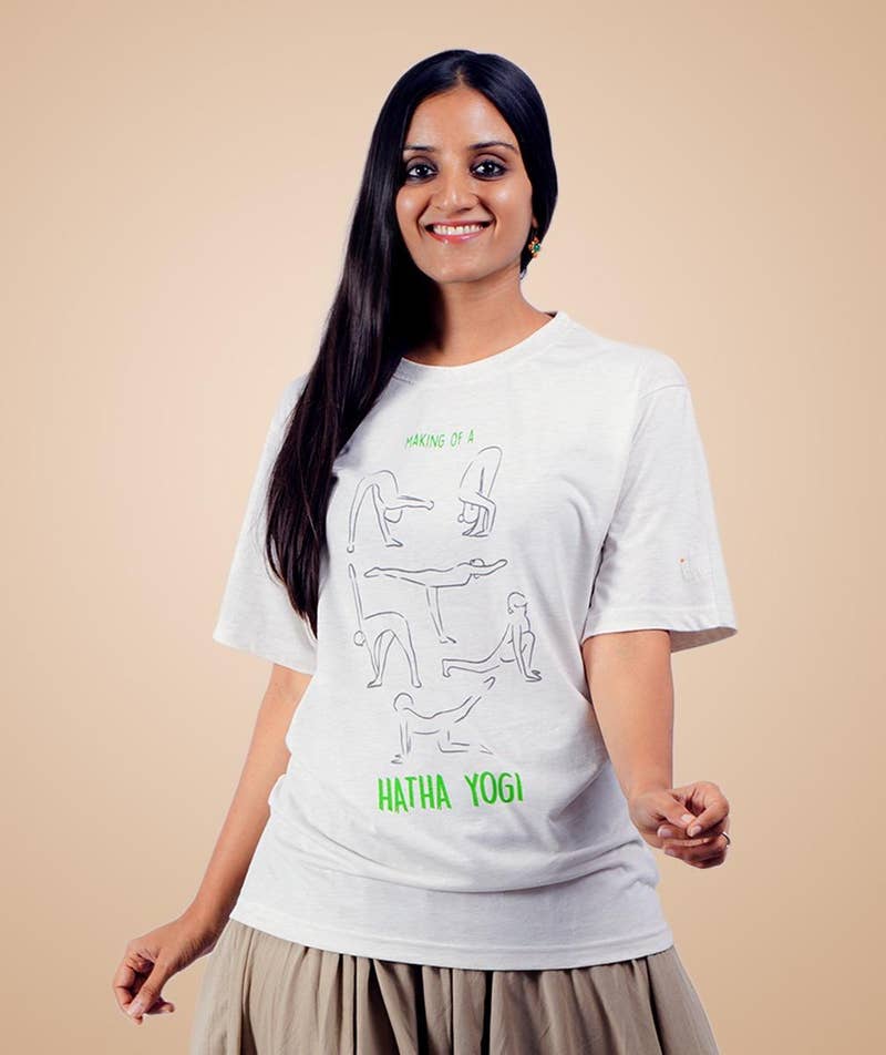 Hatha Yogi Organic Cotton Unisex T Shirt