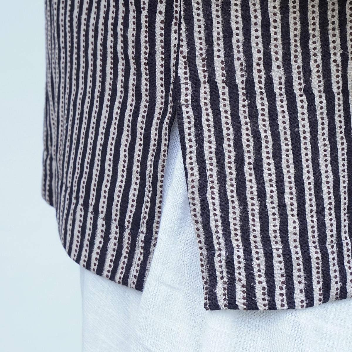 Bagru Handblock Printed Mens Kurta Print 2