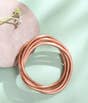 Copper Multi Bangle Set - Style 6