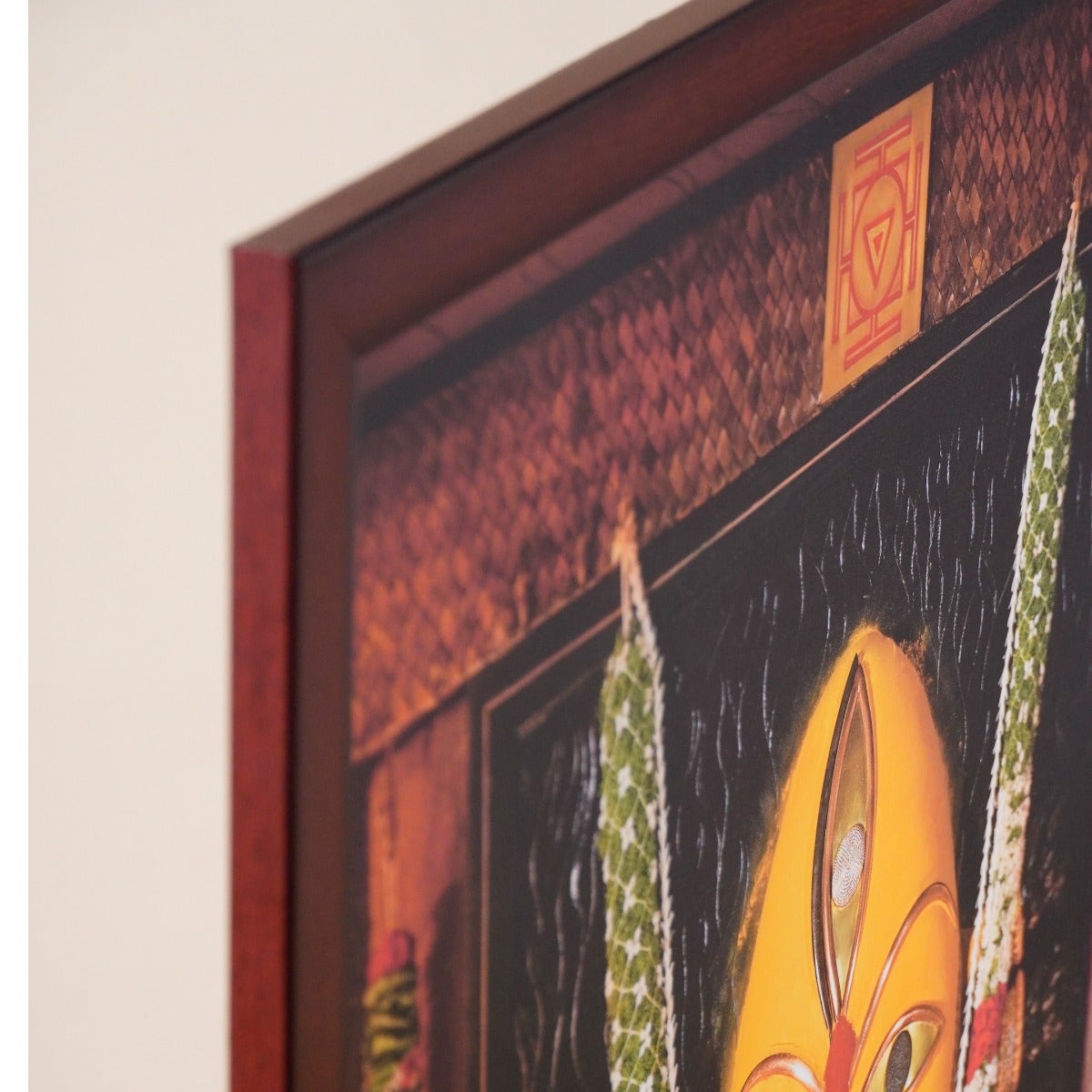Linga Bhairavi with Bangles Photo Turmeric (24x36)