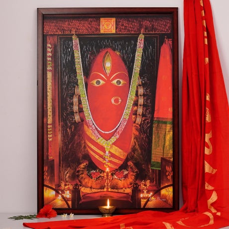 Linga Bhairavi with Bangles Photo KumKum (24x36)