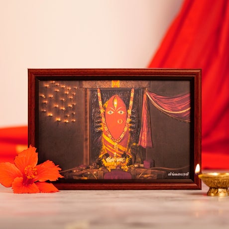 Linga Bhairavi Photo KumKum (6x9)