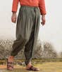 Olive Organic Cotton Unisex Dhoti Pants