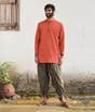 Olive Organic Cotton Unisex Dhoti Pants