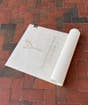Off-White 4mm Natural Rubber Jute Yoga Mat