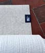 Off-White 4mm Natural Rubber Jute Yoga Mat