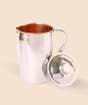 Copper Water Jug - Stainless Steel finish - 48oz.