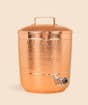Hammered Copper Water Storage Pot
