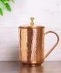 Isha Water Jug - Hammered Copper