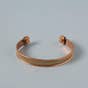 Two Tone Copper Brass Cuff
